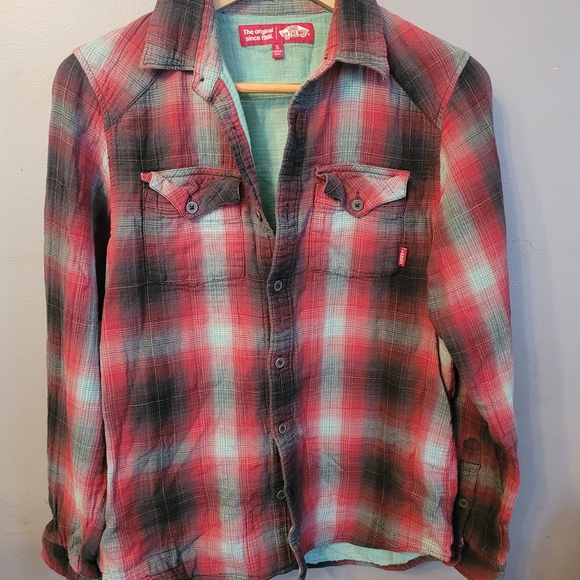 Vans Other - Vans Plaid Button Down Shirt Streetwear Skater Effortless